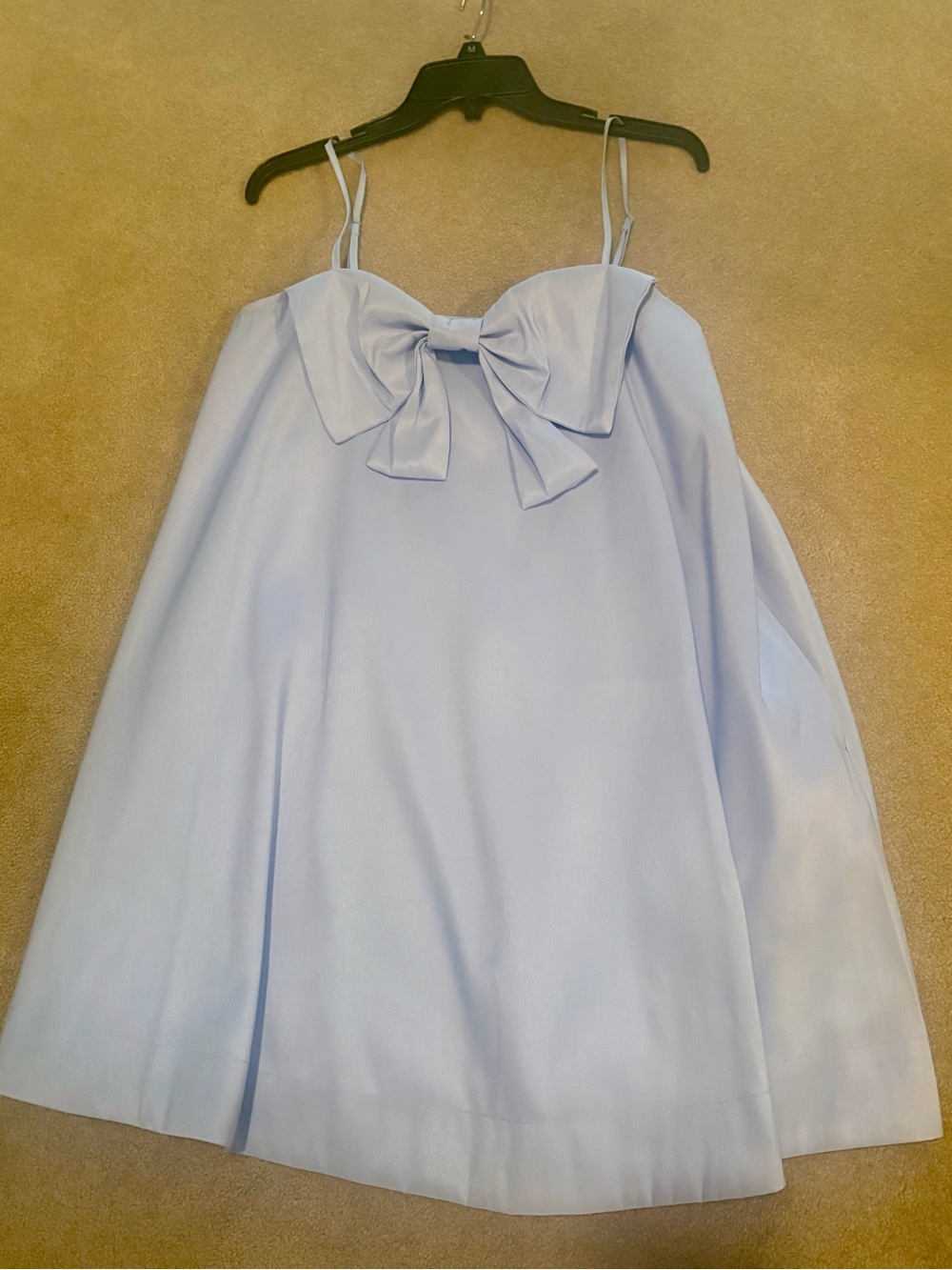 a new day Light Blue Bow-Front Dress size M- NWT
